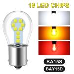 1156 BA15S LED 1157 BAY15D LED Brake Turn Signal Lights Single / Dual Contact