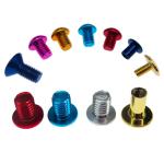 Customizable Red Anodized Titanium Bolts M1.6 For Industrial Applications