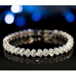 High Quality Clear Cubic Zirconia Tennis Bracelet for Women Wedding Jewelry