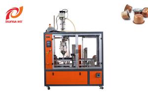 Quality High Accuracy And PLC Control Double Lanes Lavazza Blue Filling Sealing Machine wholesale