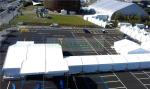 Outside Big Sport Specical Event Tent Racecourses 5000 People Wind Resistance