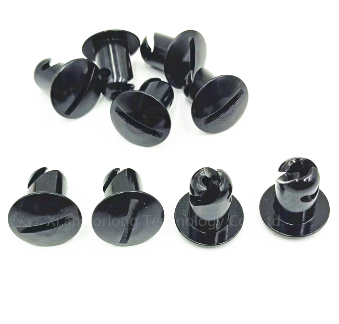 Universal Black 7/16"x.550" Aluminum Dzus Dome Head Buttons The Perfect Addition to Your Fastening Arsenal