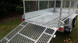 Quality 6x4 Fully Hot Dipped Galvanised Caged Trailer 750KG wholesale