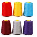 100% Spun Polyester Thread For Sewing Industry Dyed Color