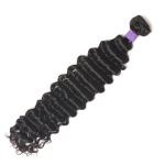 Deep Wave Brazilian Hair Bundles , Unprocessed Brazilian Curly Hair Bundles