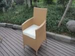 Wicker Rattan Garden Dining Sets , Comfortable Cane Furniture