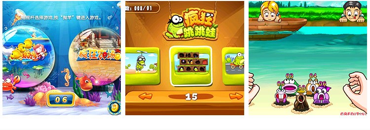 Picture Display Kids Coin Operated Gun Shooting Arcade Game for Children's Entertainment