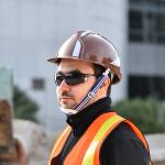 Brown Workplace Safety Equipments Working At Height Helmet Regulations