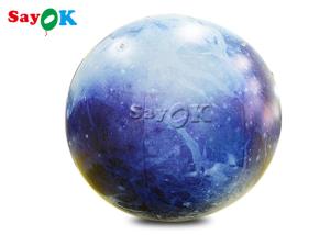 Quality Customized 40 Inches Inflatable Lighting Decoration Pluto Planet Balloon wholesale