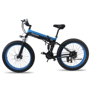 Quality EU Quality 26x4.0 inch Fat Tire Folding E-Bike 1000W Motor 13AH Lithium Battery 21-Speed Electric Bike Drop Shipping Available wholesale