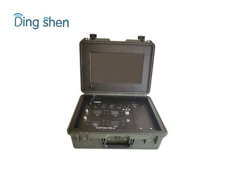Professional Outdoor 17 Inch 4 Channels COFDM HD Video Transmitter Receiver