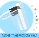 Outside Medical Face Shield Distortion Free Wrap Around PET Material Elegant