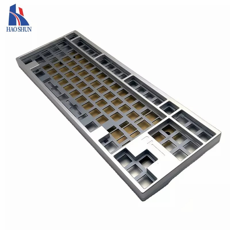 Custom OEM High Precision Multicolor Anodizing Aluminum Plastic CNC Machining Parts Mechanical Keyboard Case