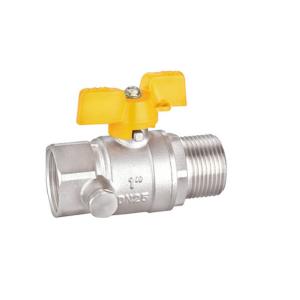 Quality Three Quarter Inch Forged Brass Ball Valve Manufacturers BV1027-MF Threaded ISO228/1 wholesale