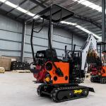 Smallest Red 1.5 T Digger EPA Mini Excavator For Municipal Works