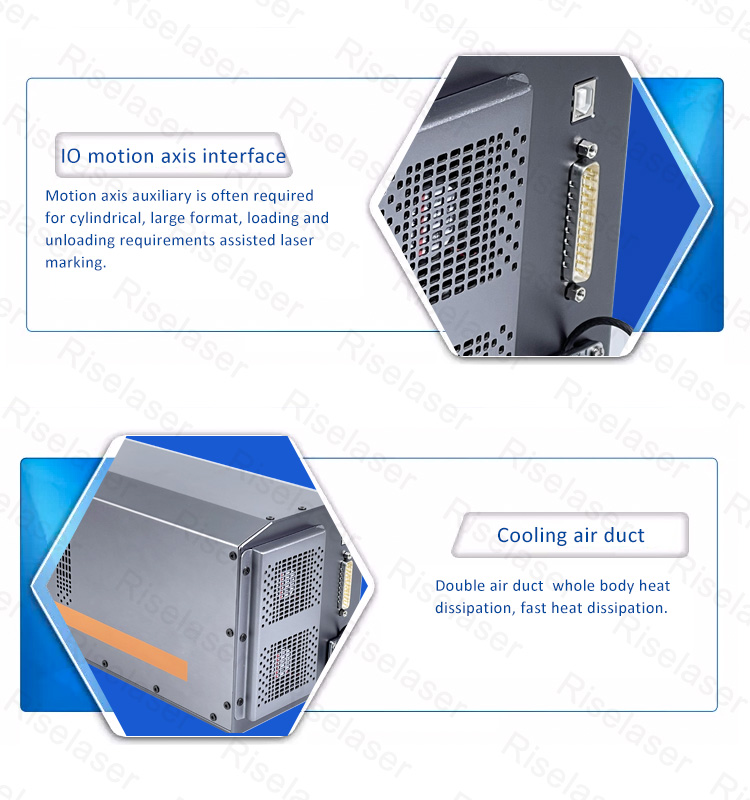 Highly Integrated Fiber Laser Marker Engraving For Meal Packaging Printing