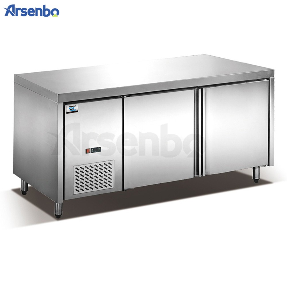 220V 50HZ Commercial Restaurant Refrigerator Undercounter Stainless Steel