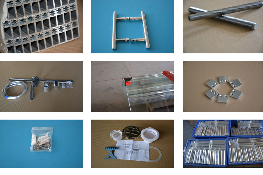 Customized Color and Logo Clear Tempered Shower Glass for Fixed Shower Doors