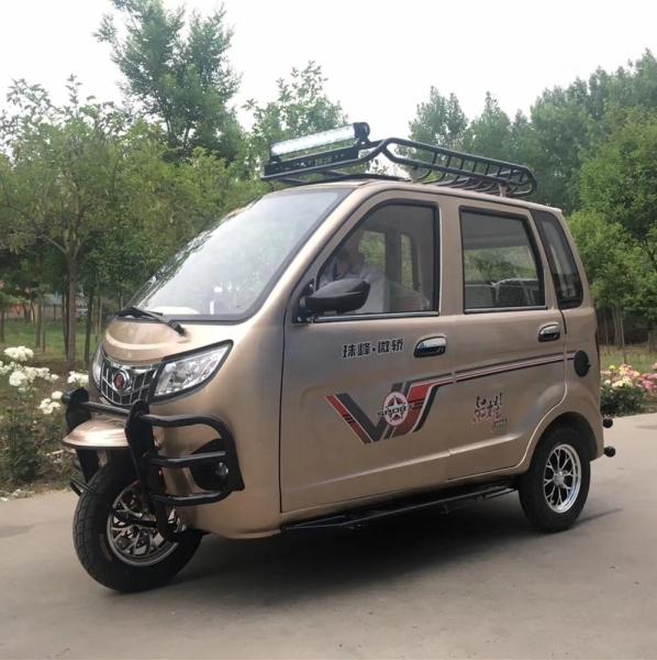 China Yaolon Top Brand Closed Cabin Mini Car Cheap Adult Tricycle For Sale 3