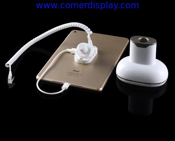 COMER Tablet PC anti-theft cable lock Security desktop Display magnetic stands with Alarm