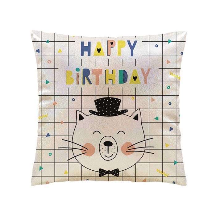 DIY Personalized Colorful Sublimation Glittery Pillowcase