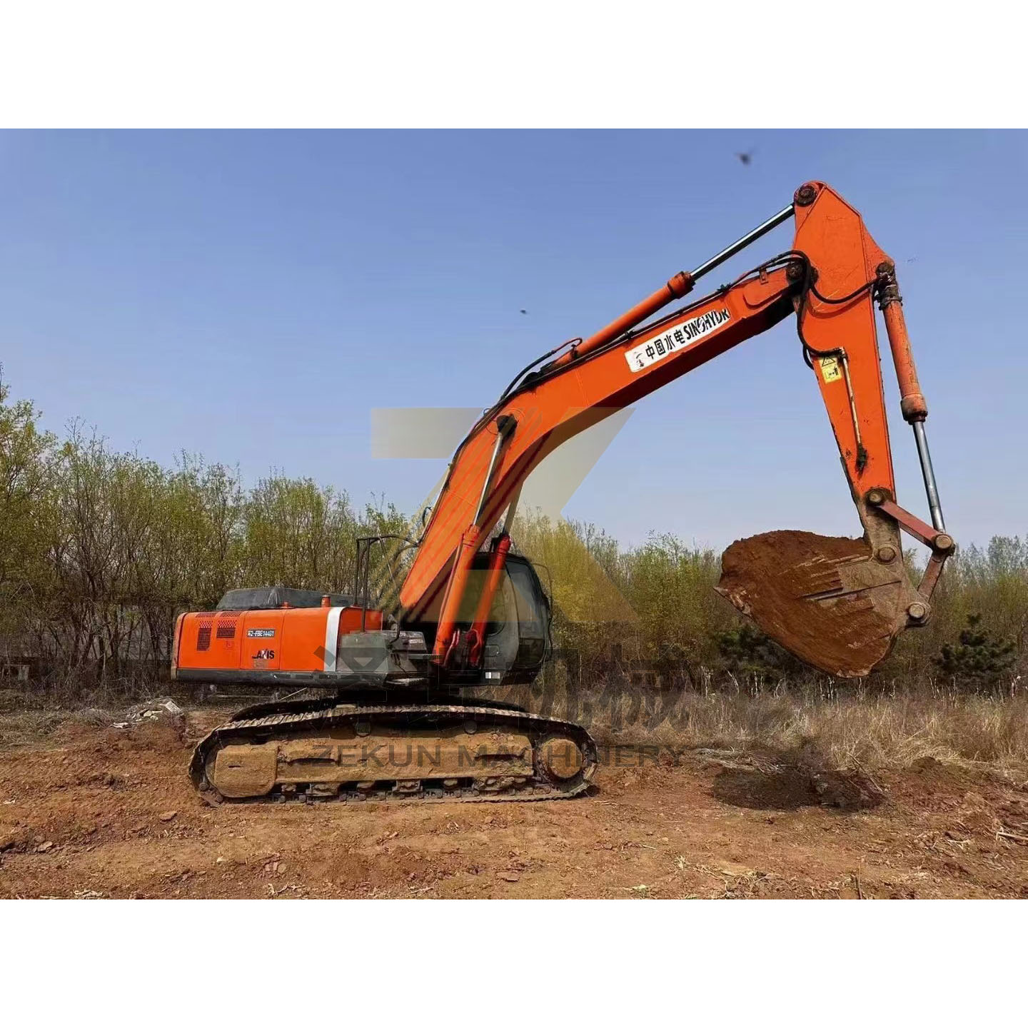 Hitachi ZX350 Excavator 6001-8000 Working Hours ISUZU Engine Good Condition Shanghai