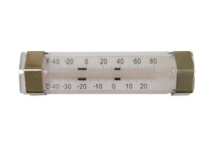 Quality Organic Liquid Filled Refrigerator Freezer Thermometer Mercury Free Plastic Rectangular Shape wholesale