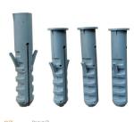 Durable Pan Head Screw Plastic Wall Plug Nail Expansion Anchor For Slab Heating