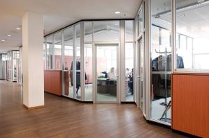 Quality Panoramic System Aluminum Frame Glass Partition Wall For Residential wholesale