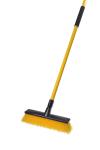 Outdoor Deck Brush Heavy Duty Push Broom Long Handle Stiff Bristle Broom