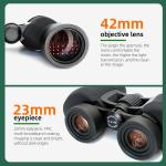Rangefinder Compass 8X42 Waterproof Marine Binoculars For Sailing Boating