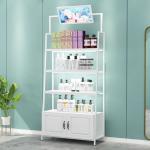 Medical Cosmetic Display Rack Stand Display Wall Cabinet Gold
