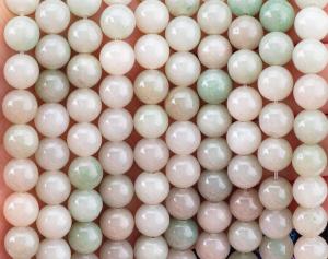 Quality She Tai Jade Round Bead Natural Crystal Gemstone Different Bead Size Loose Bead Strands for DIY Jewelry Making wholesale