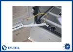 Two Walls Galvanized Steel Outdoor Electronics Cabinet Anti Theft Three Point