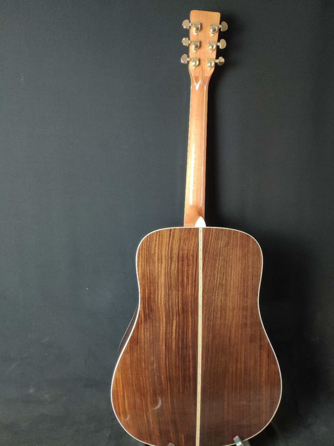 All Solid Spruce Round Body Dreadnaught D42 Acoustic Electric Guitar with Ebony Fingerboard