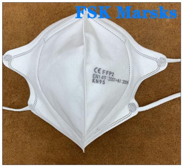 Dustproof Disposable FFP2 Mask Respirator Medical Individual Package Splash