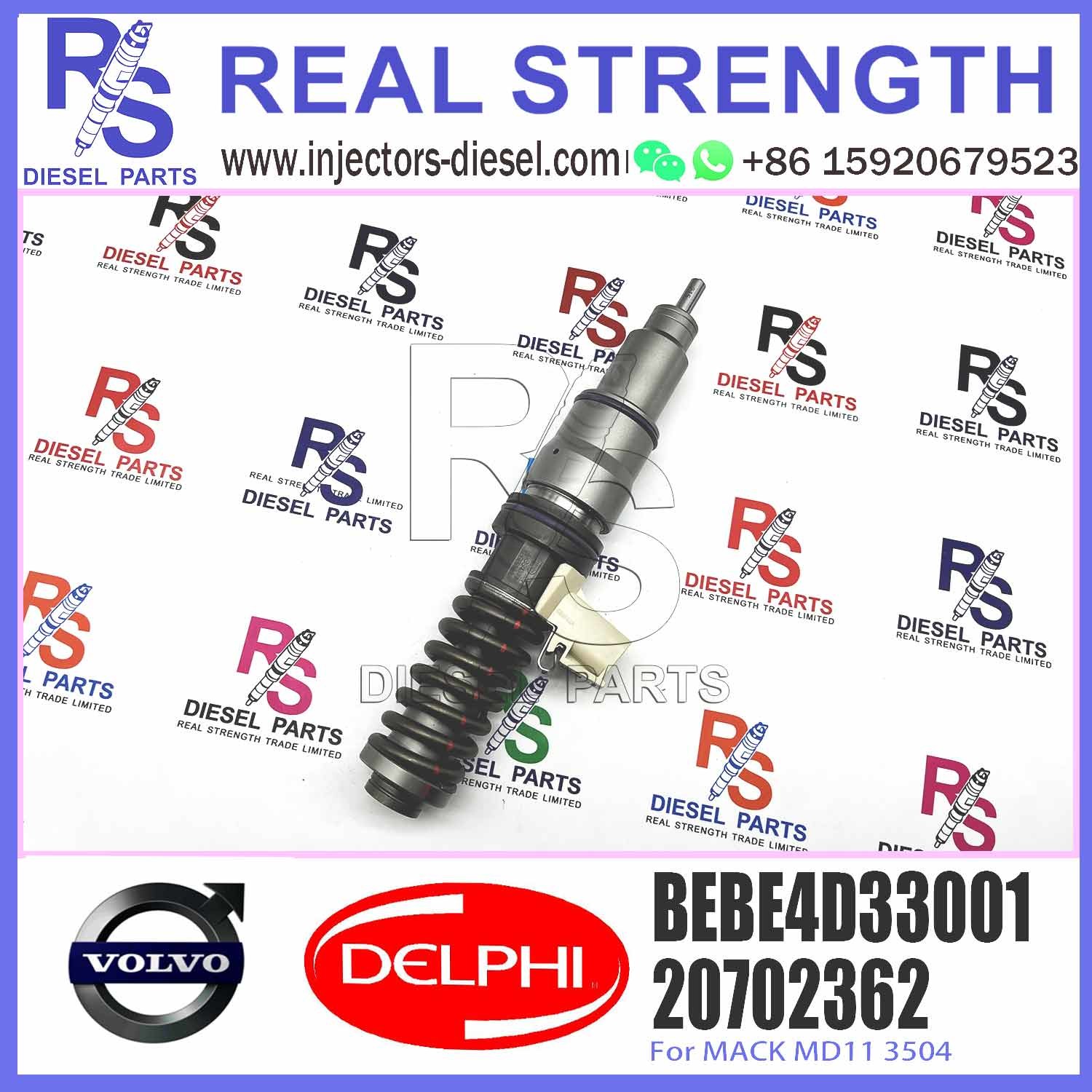 High Quality Diesel Fuel Injector 20702362 BEBE4D33001 For MD11 3504