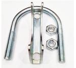 High Performance Standard Exhaust Clamp SS304 5 Inch U Bolt Muffler Clamp