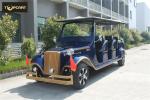 AC System 12 Seater Golf Cart Shuttle Car with Rain Cover For Tourist