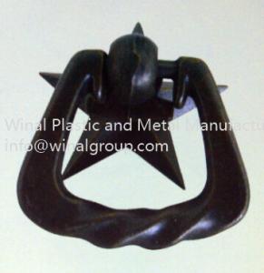 Quality Pentastar onlays pull ring handle,black,L55mm*W48mm,cabinet door hardware accessories. wholesale