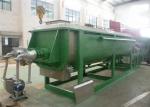 Commercial Hot Air Double Shaft Hollow Paddle Dryer Self Cleaning