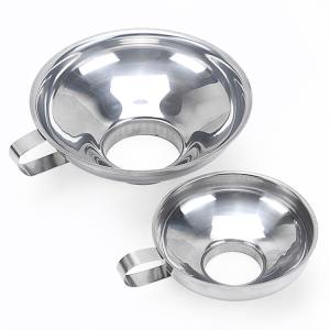 Quality Stainless Steel Household Kitchen Tools Thickened Oil Spill Wine Funnel wholesale