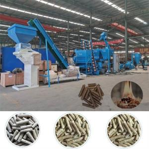 Quality 800-900Kg/H Wood Pellet Line Biomass Fuel Wood Pellet Maker Machine wholesale
