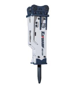 Quality KS100 Silenced Type Hydraulic Excavator Breaker 75mm Chisel Diameter wholesale
