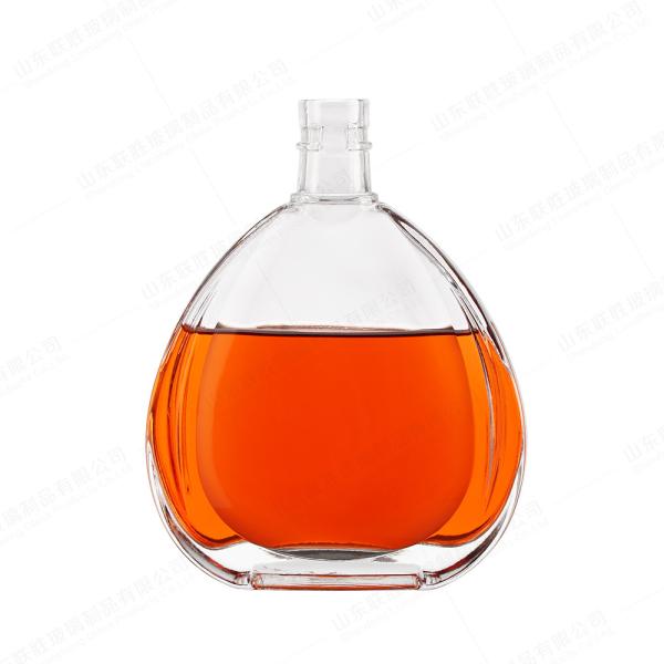 700ml Glass Bottle for Vodka Tequila Rum Liquor Rubber Stopper Sealing Type