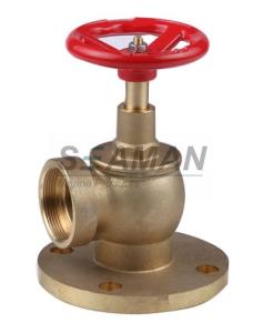 Quality Fire Hydrant Valve with Flange PN 16 Male 1.5&quot; Right Angle with Female Thread - Brass wholesale