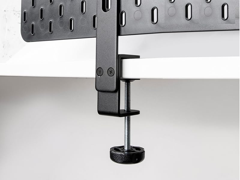 Metal Pegboard Organizer for Standing Desk Accessories Privacy Panel Work Desk Storage