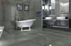 Quality Grey Stone Look Porcelain Tile / Stone Effect Porcelain Floor Tiles Anti Bacterial wholesale