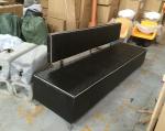 waiting chair for hair salon / long bench sofa / leatherette sofa H-008