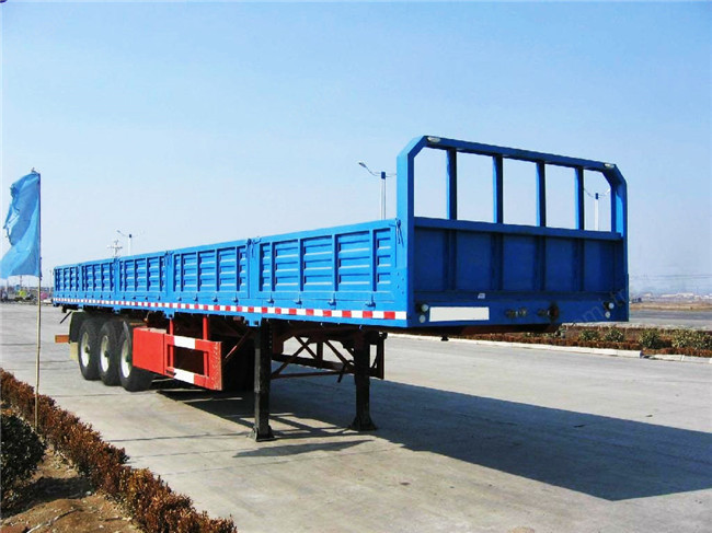 Enclosed cargo side wall semi trailer 3 axles load 40 ton for sale